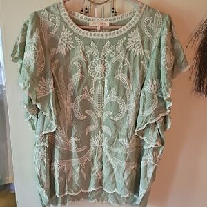 Solitaire Embroidered Top